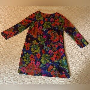 J. Crew 100% Silk Floral Sheath Dress